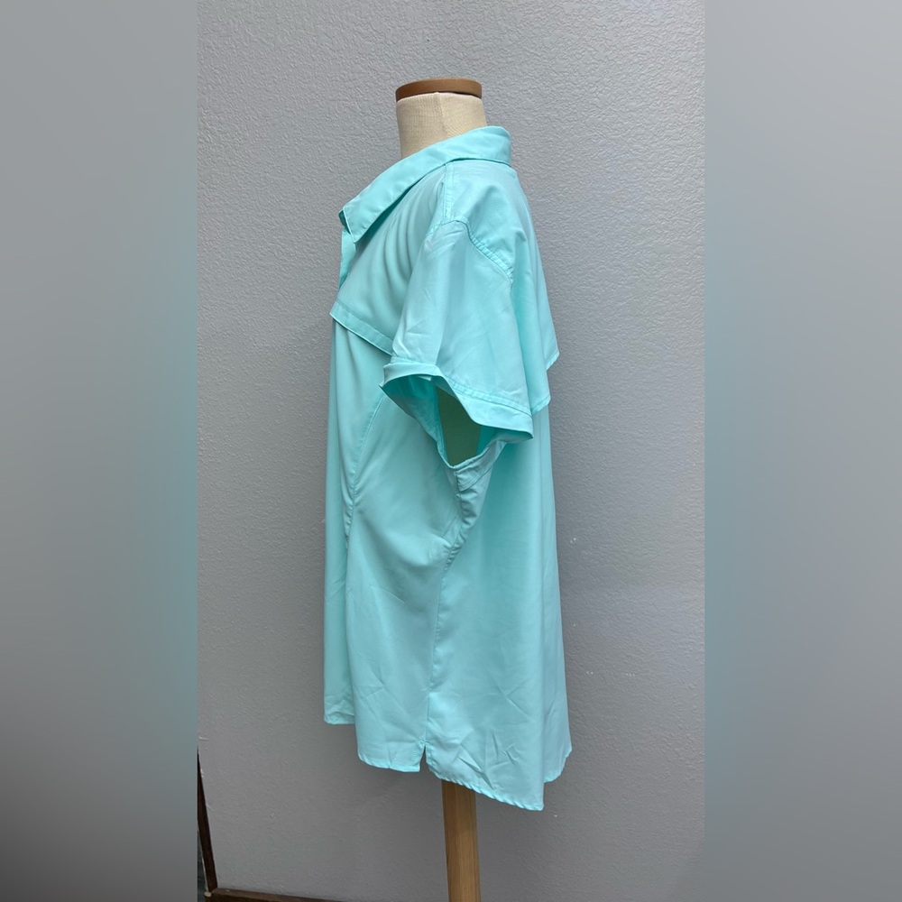 Magellan Outdoors Women's Light Blue Button-Down Shirt - Picture 3 of 8